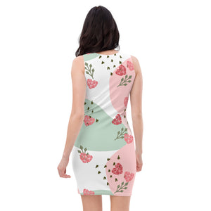 Sublimation Cut & Sew Dress-Hot spring