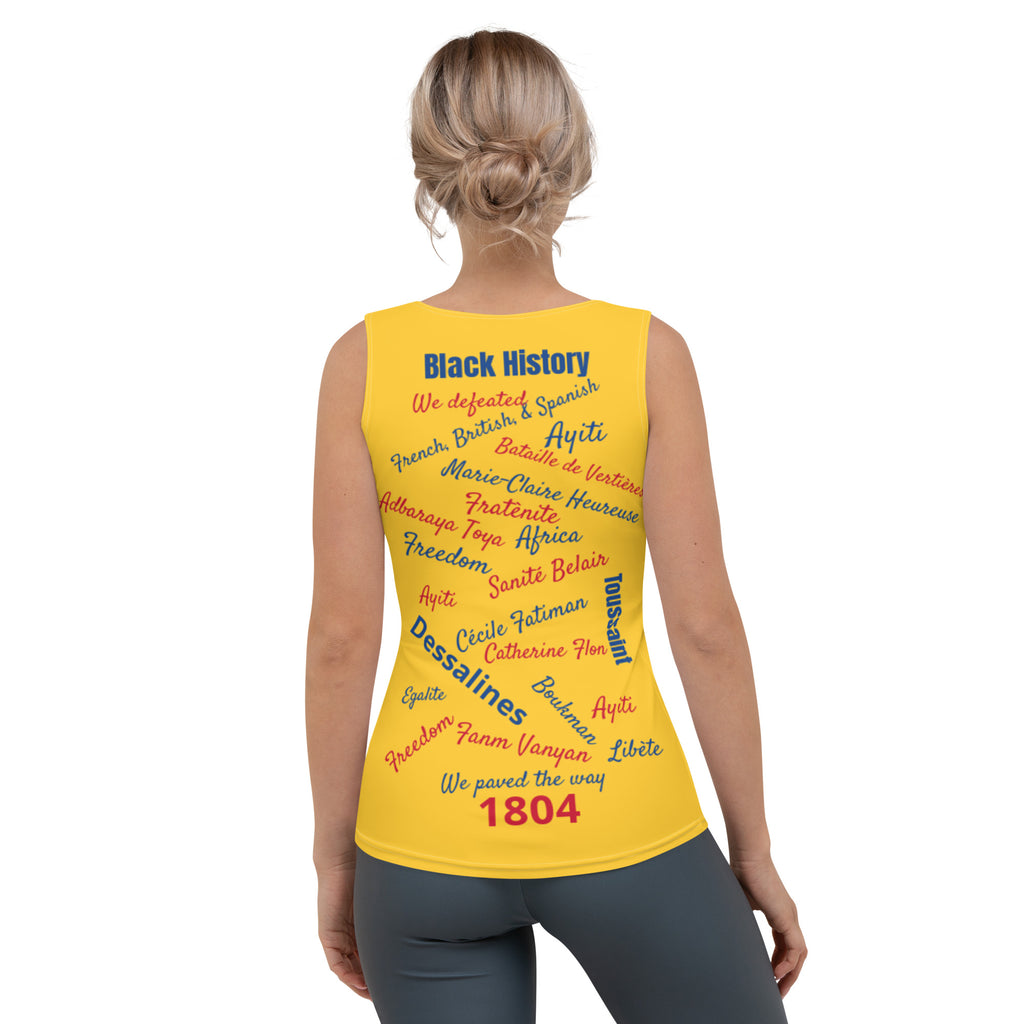 Sublimation Cut & Sew Tank Top-Haiti 1804