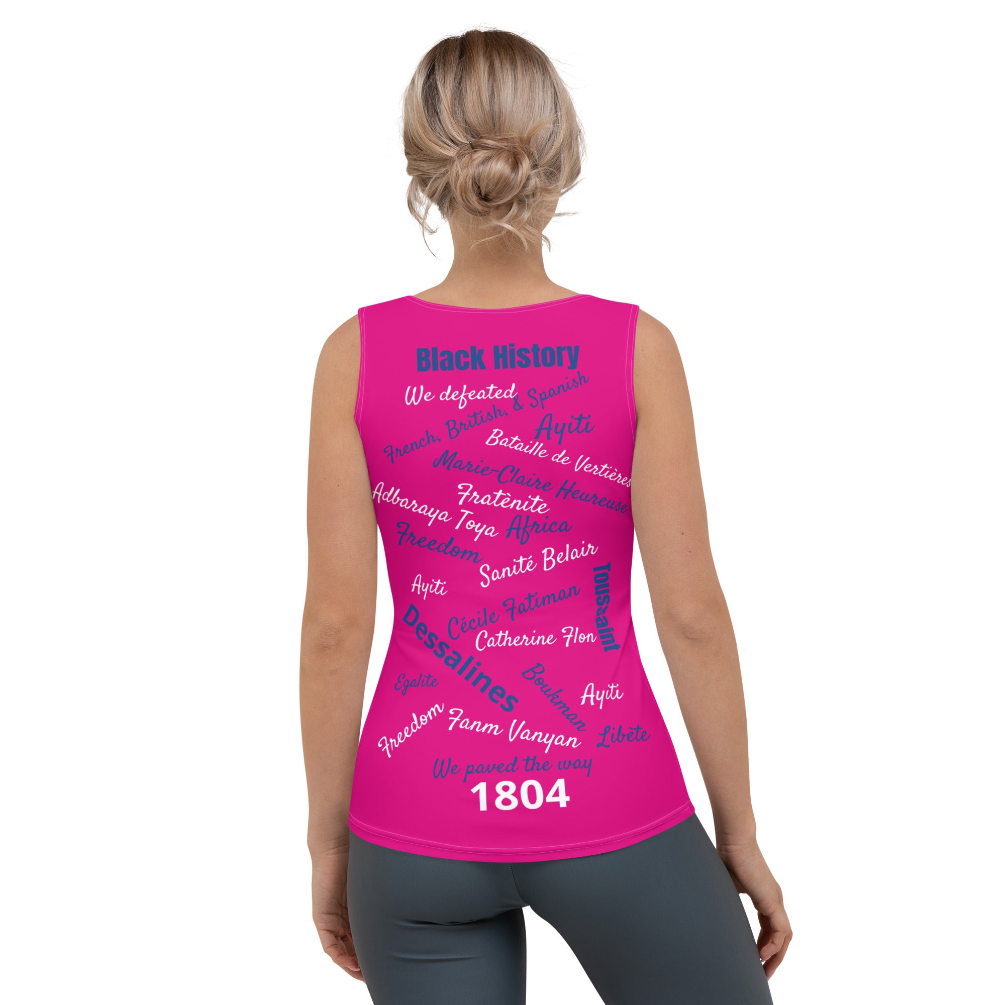 Sublimation Cut & Sew Tank Top-Haiti 1804