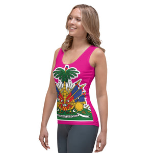 Sublimation Cut & Sew Tank Top-Haiti 1804