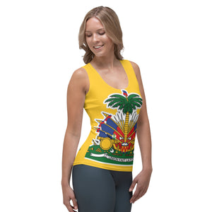 Sublimation Cut & Sew Tank Top-Haiti 1804