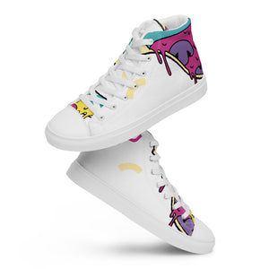 Men’s high top canvas shoes-Pizza