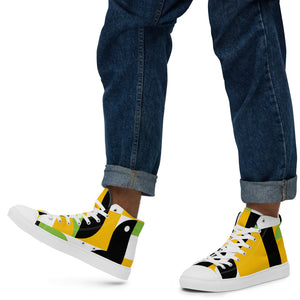 Men’s high top canvas shoes-Rag