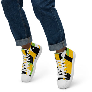 Men’s high top canvas shoes-Rag