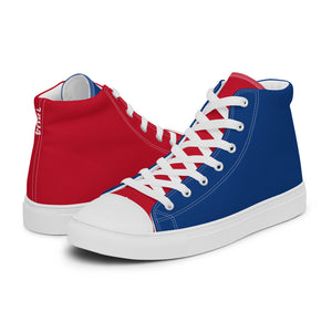 Men’s high top canvas shoes-1804