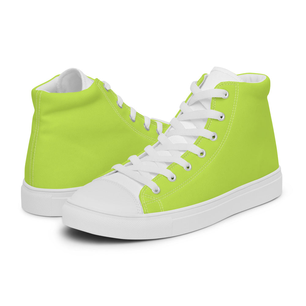 Men’s high top canvas shoes