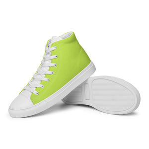 Men’s high top canvas shoes