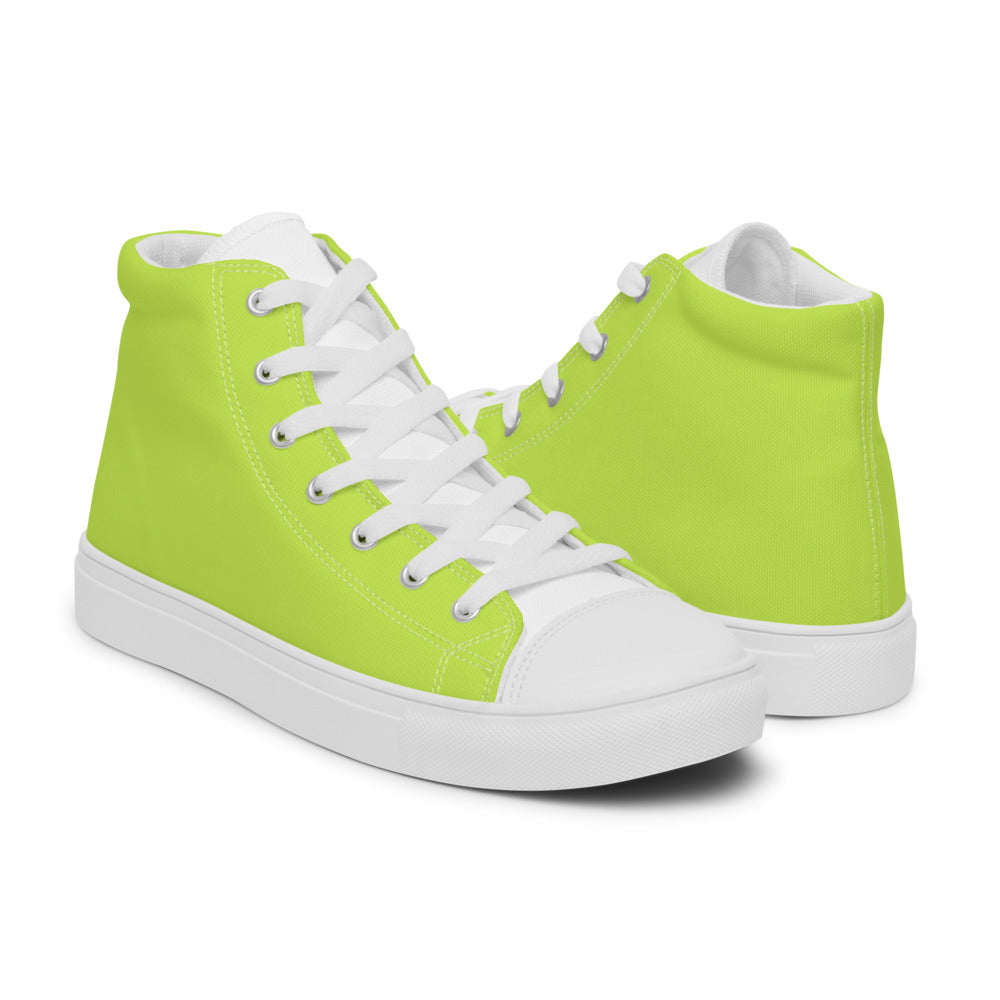 Men’s high top canvas shoes