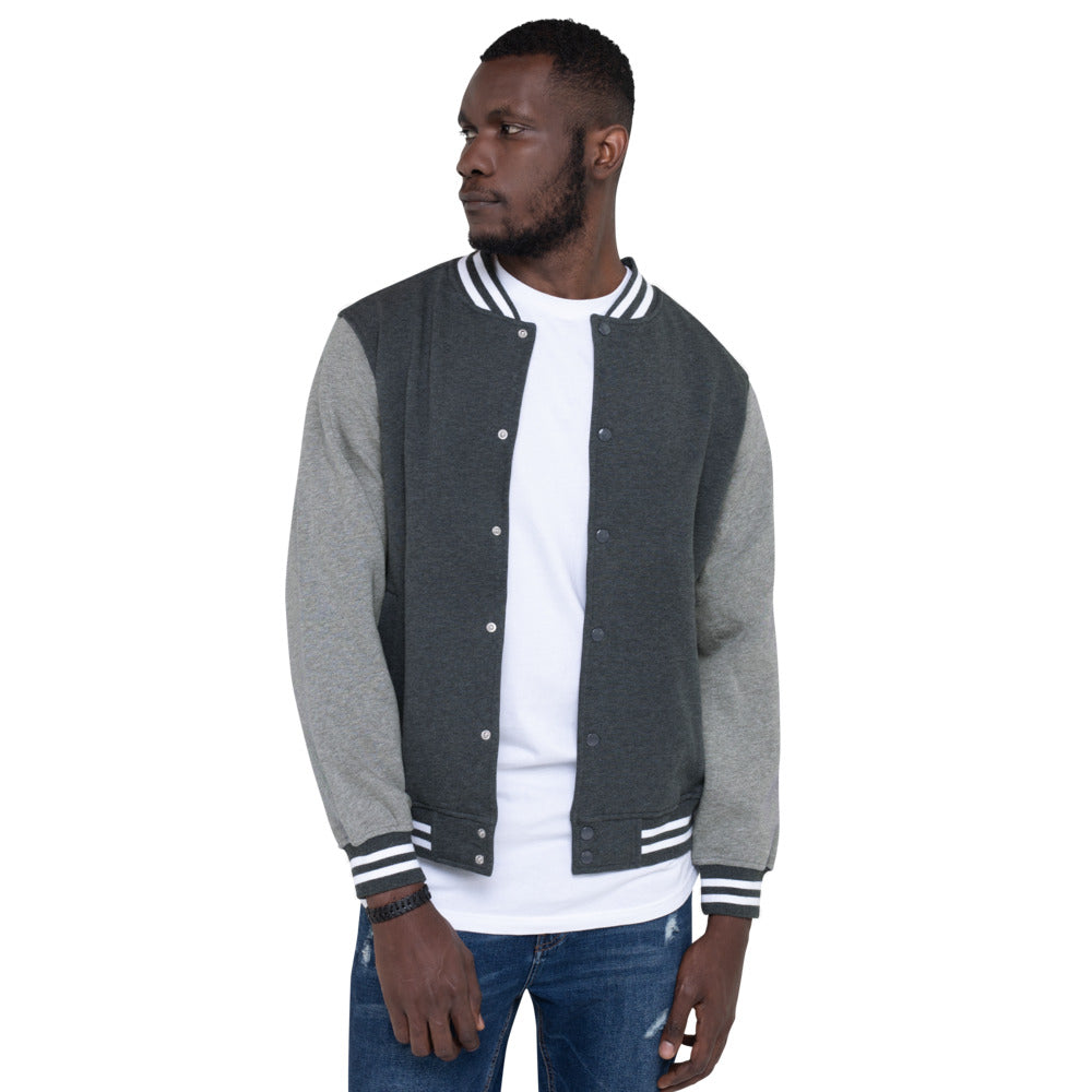 Men's Letterman Jacket- I GO TO THE UNIVERSITY OF LIFE