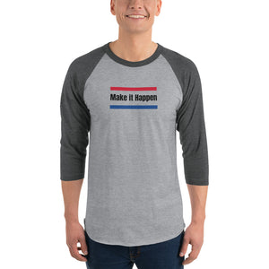 3/4 sleeve raglan shirt