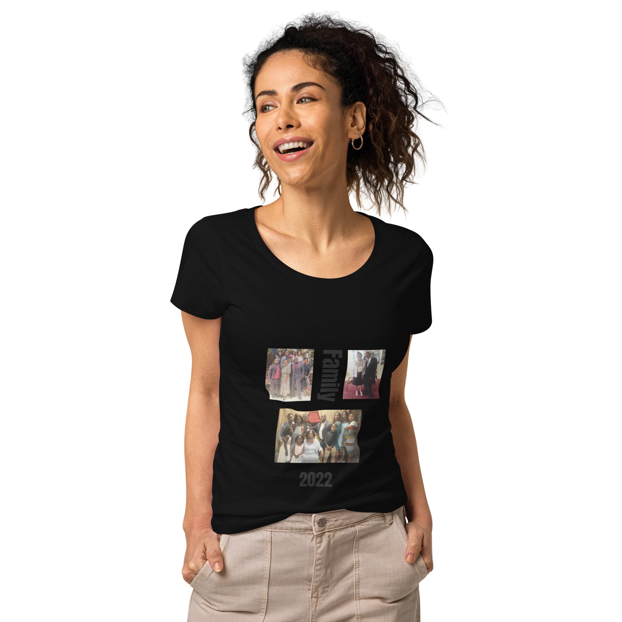 Women’s basic organic t-shirt-Fred Family