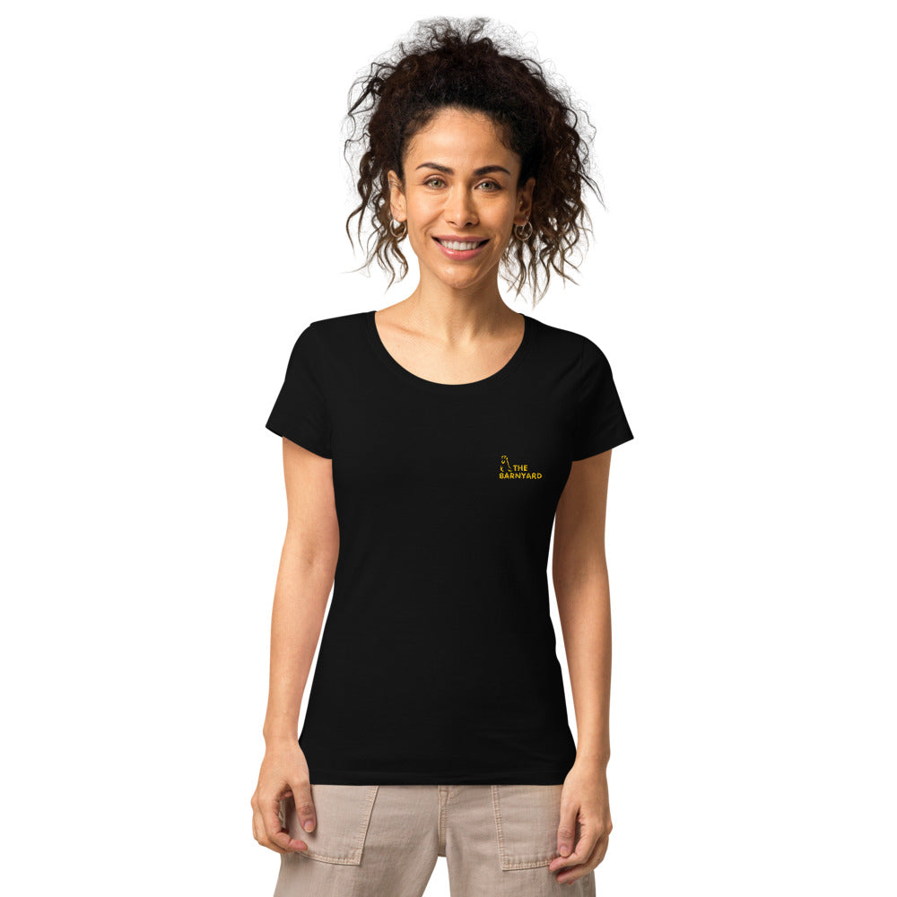 Women’s basic organic t-shirt-Barnyard