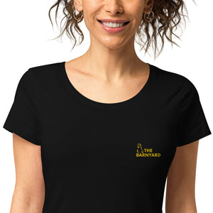 Women’s basic organic t-shirt-Barnyard