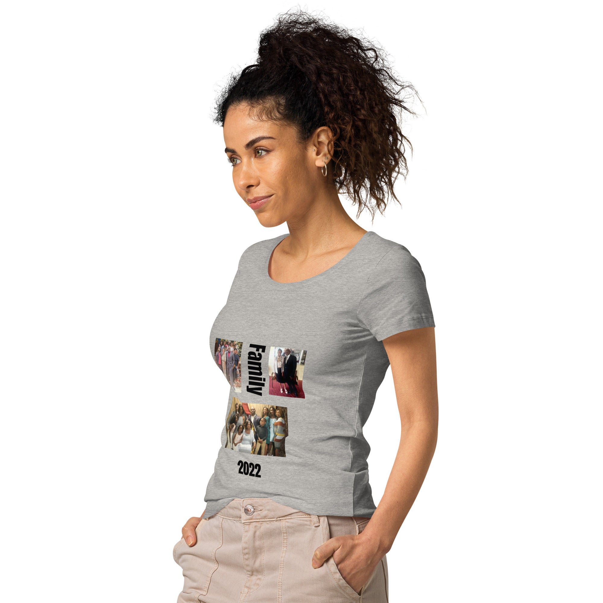 Women’s basic organic t-shirt-Fred Family