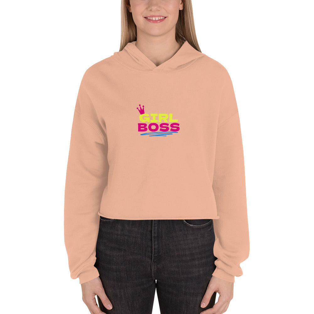 Crop Hoodie-Girl Boss