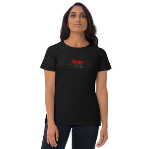 Women's short sleeve t-shirt-Touched by Tiny