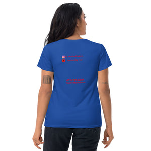 Women's short sleeve t-shirt-Touched by Tiny