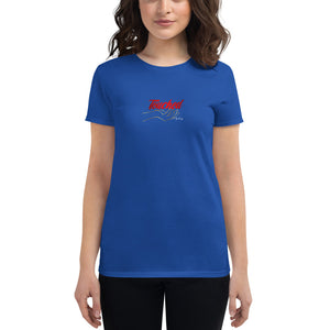 Women's short sleeve t-shirt-Touched by Tiny