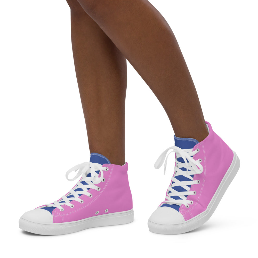 Women’s high top canvas shoes- Vice